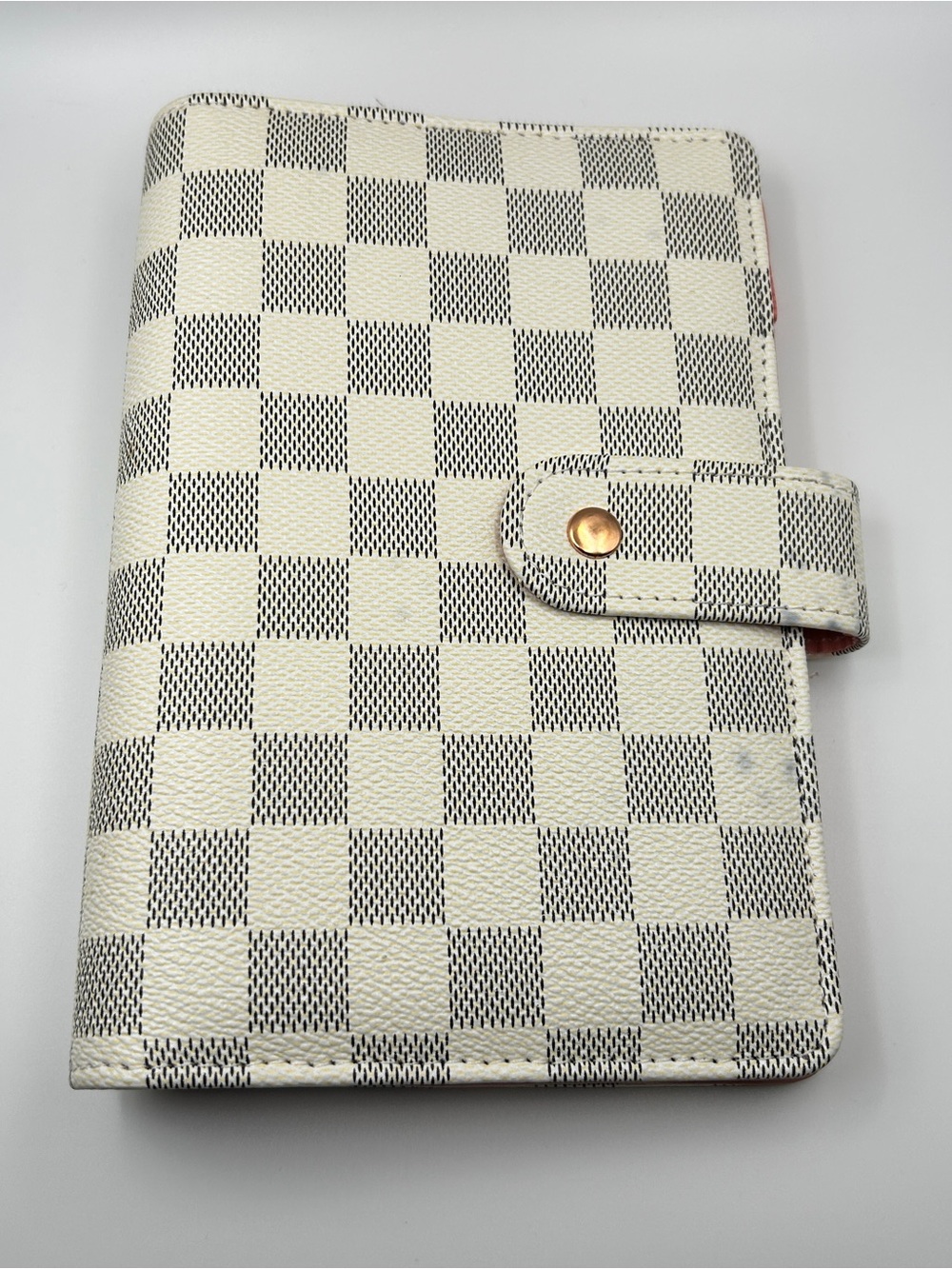 A6 Checkered Print Budget Binder Planner Viral Money Cash Wallet